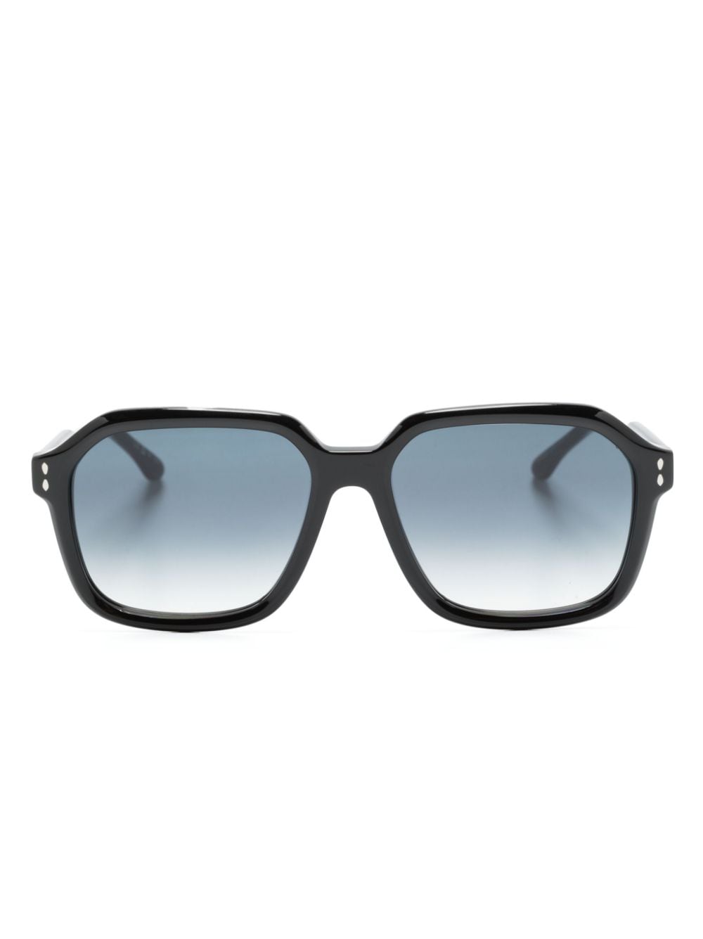 Isabel Marant Eyewear logo-print oversize-frame sunglasses - Black von Isabel Marant Eyewear