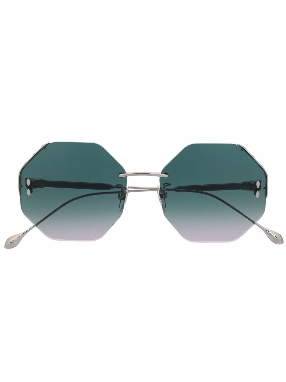 Isabel Marant Eyewear rimless geometric-frame sunglasses - Silver von Isabel Marant Eyewear
