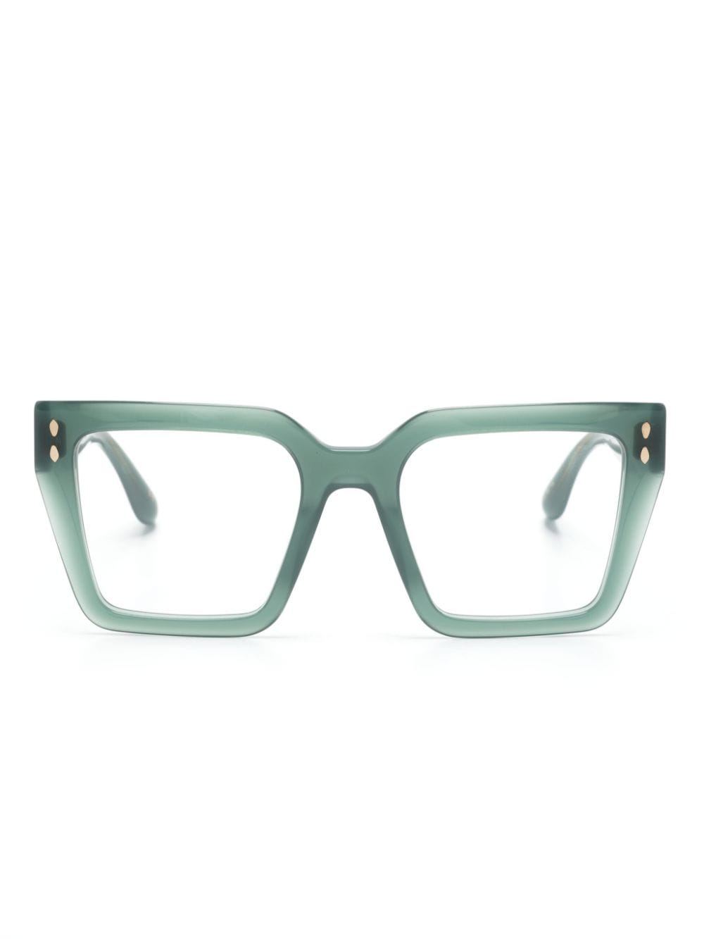 Isabel Marant Eyewear square-frame glasses - Green von Isabel Marant Eyewear
