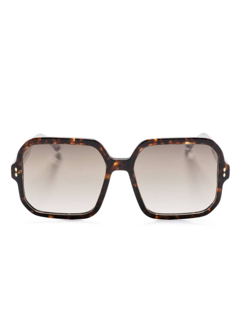 Isabel Marant Eyewear square-frame sunglasses - Brown von Isabel Marant Eyewear