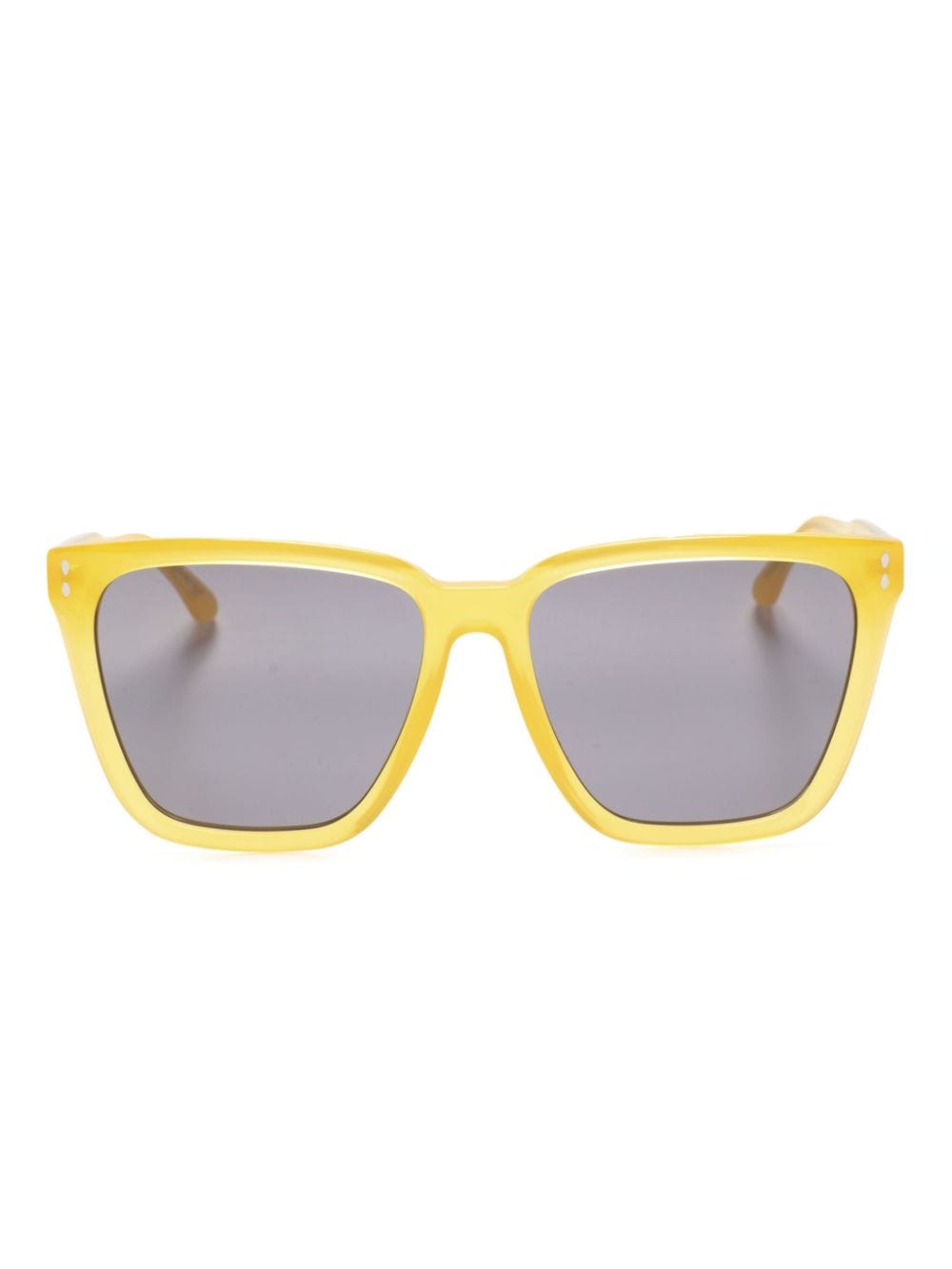 Isabel Marant Eyewear square-frame tinted sunglasses - Yellow von Isabel Marant Eyewear