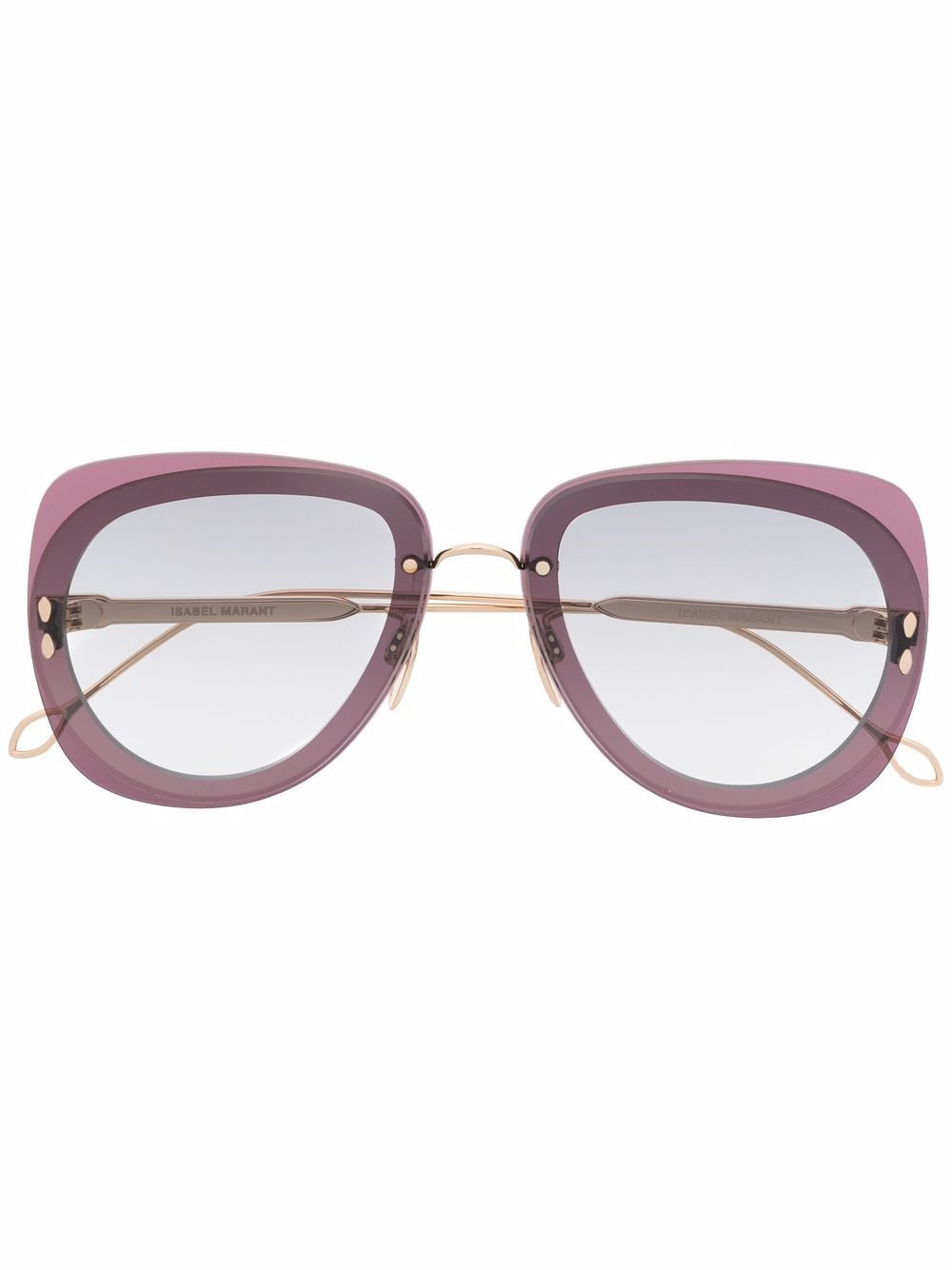 Isabel Marant Eyewear square tinted sunglasses - Purple von Isabel Marant Eyewear