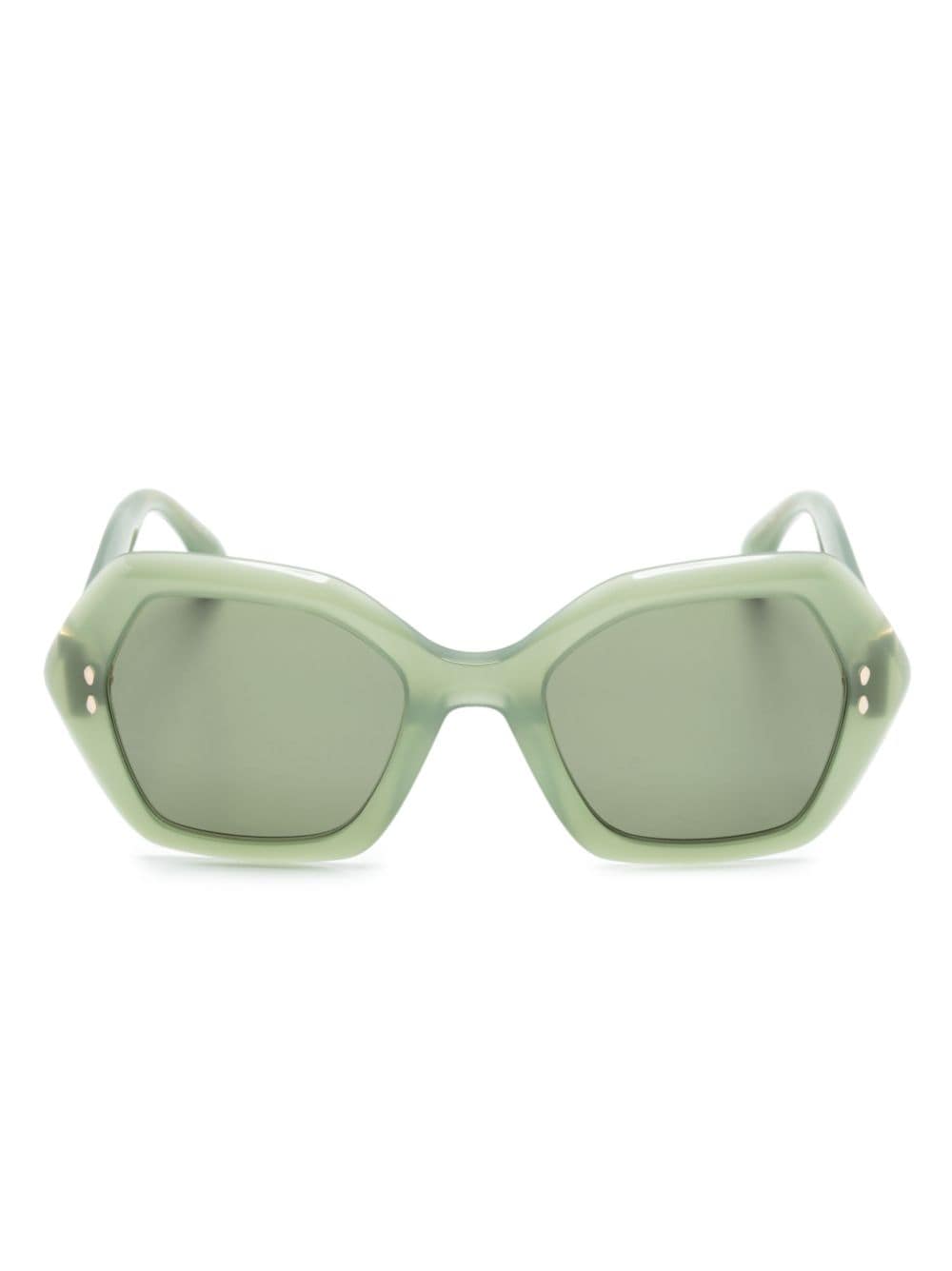 Isabel Marant Eyewear tinted oversize-frame sunglasses - Green von Isabel Marant Eyewear