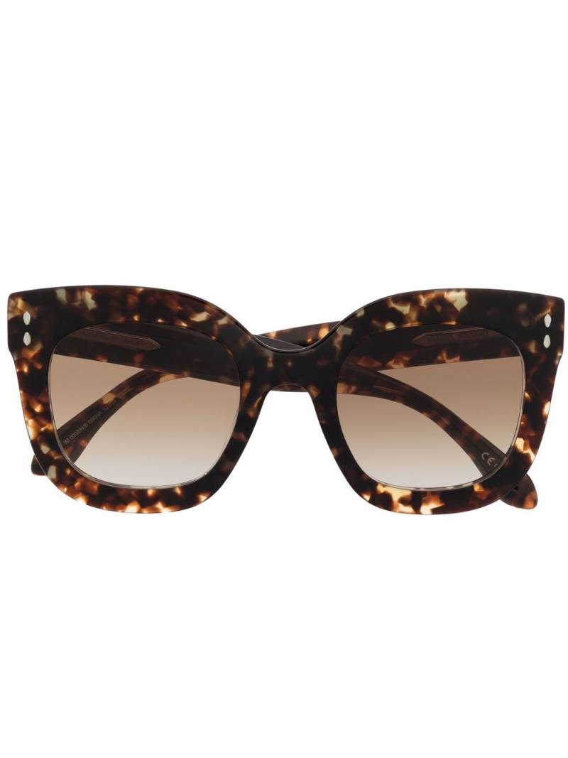 Isabel Marant Eyewear tortoise-shell cat-eye sunglasses - Brown von Isabel Marant Eyewear
