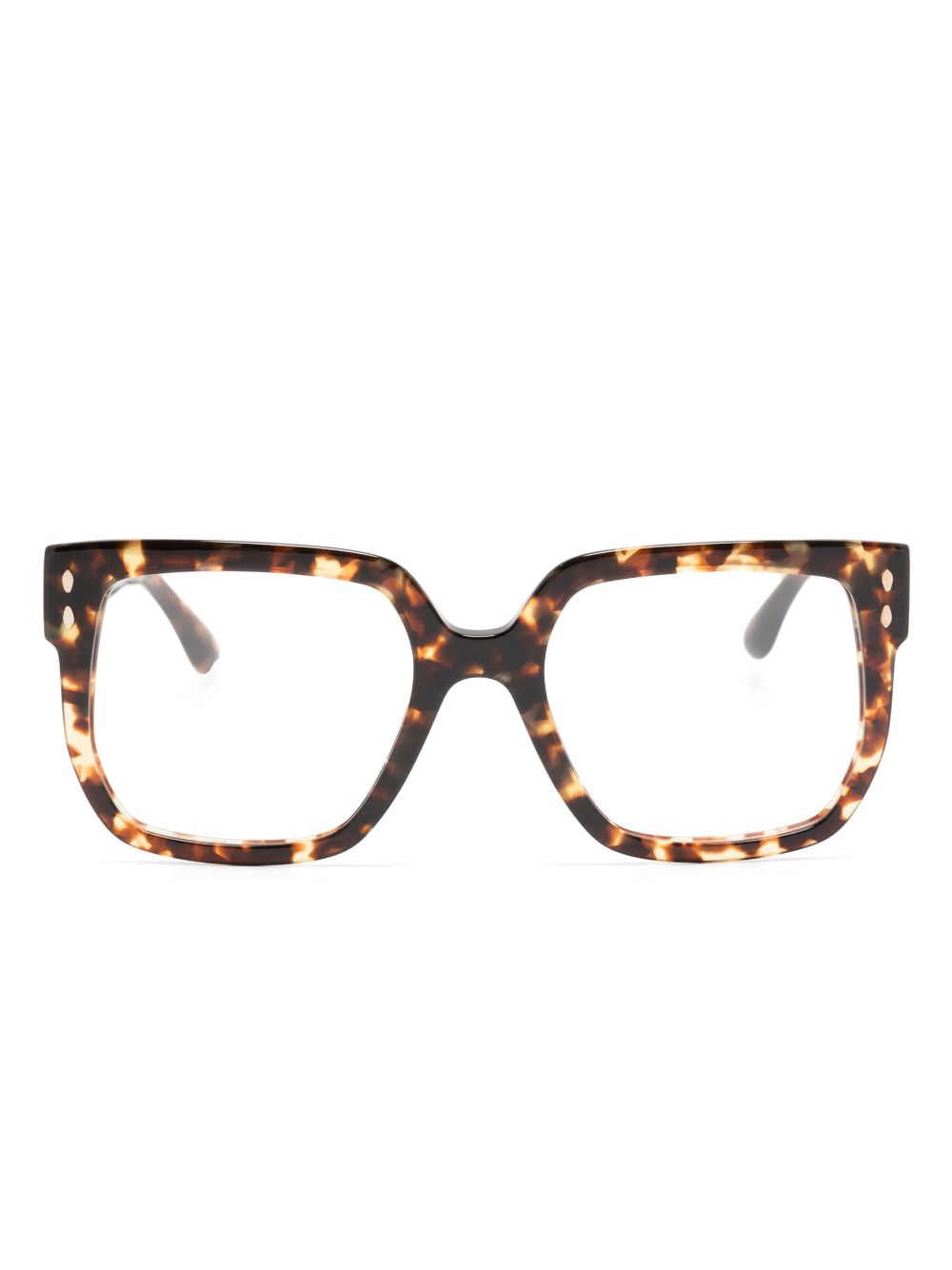 Isabel Marant Eyewear tortoiseshell square-frame glasses - Brown von Isabel Marant Eyewear