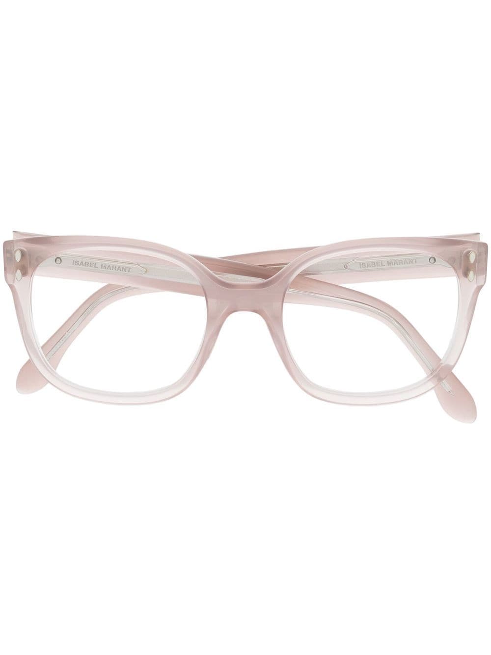 Isabel Marant Eyewear wayfarer-frame glasses - Pink von Isabel Marant Eyewear