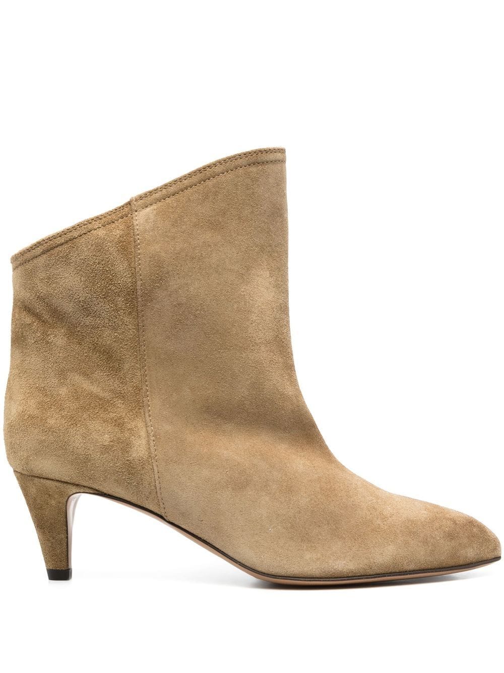 ISABEL MARANT Dripi 65mm suede boots - Neutrals von ISABEL MARANT