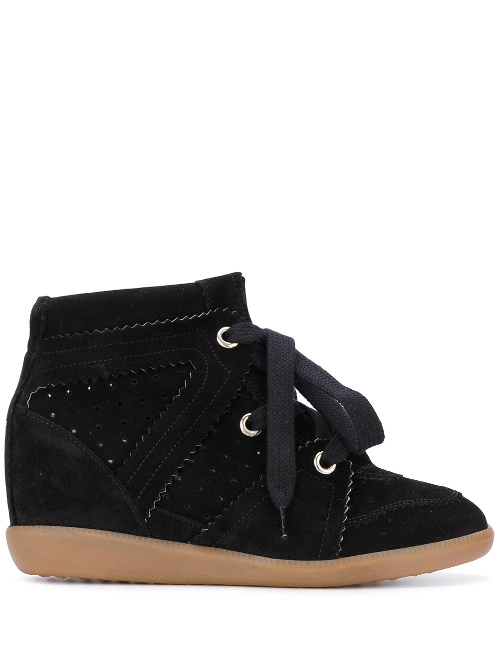 ISABEL MARANT Bobby wedge sneakers - Black von ISABEL MARANT