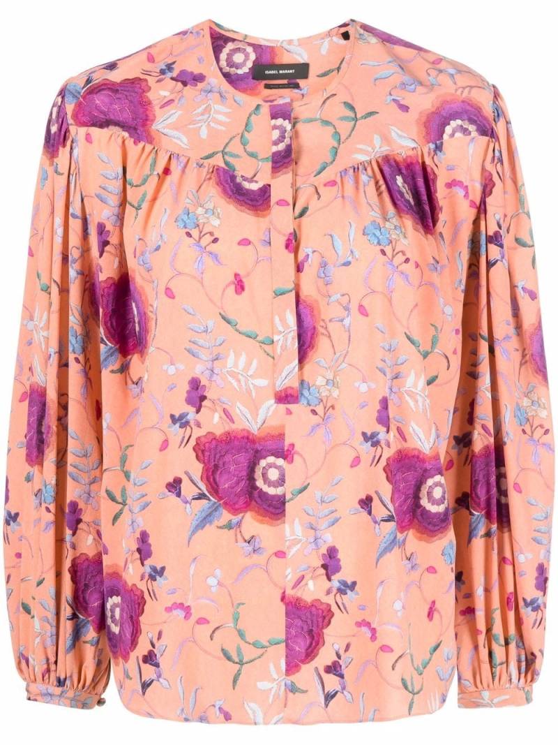 ISABEL MARANT Brunille blouse - Pink von ISABEL MARANT