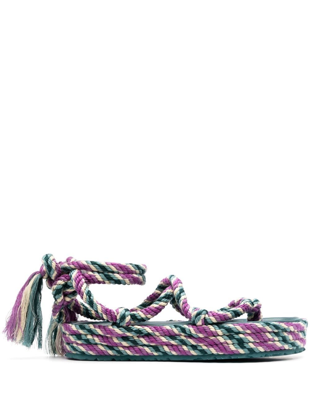ISABEL MARANT Erol rope sandals - Purple von ISABEL MARANT
