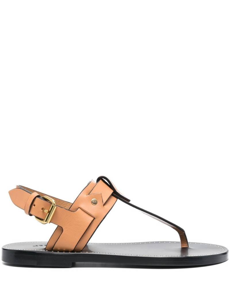 ISABEL MARANT Jewel Tong flat sandals - Brown von ISABEL MARANT