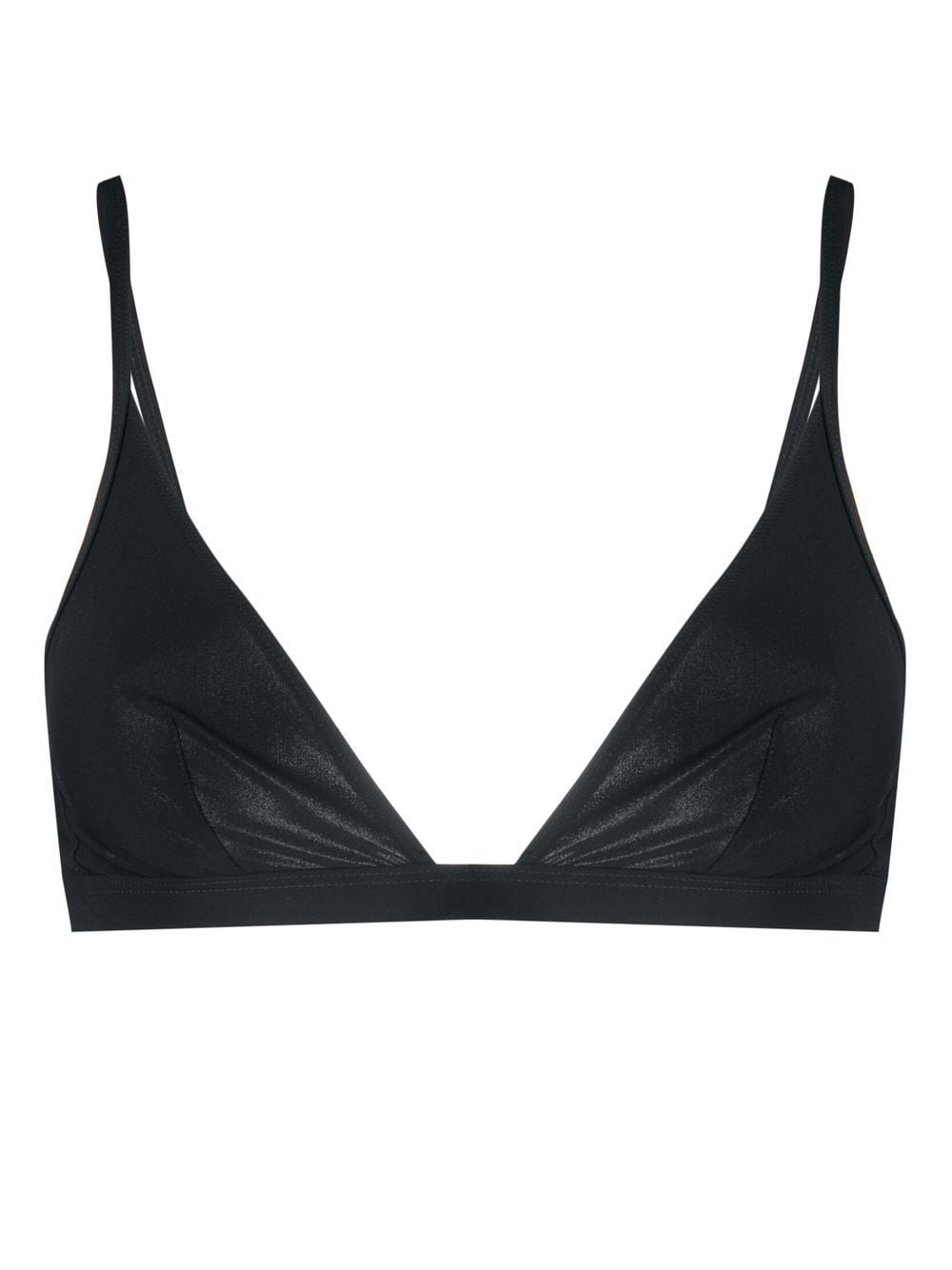 ISABEL MARANT Niall triangle-cut bikini top - Black von ISABEL MARANT