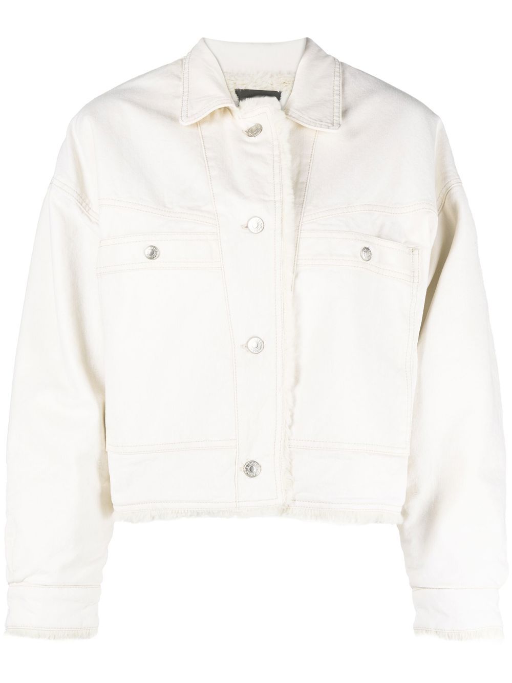 ISABEL MARANT Paoleta denim jacket - Neutrals von ISABEL MARANT