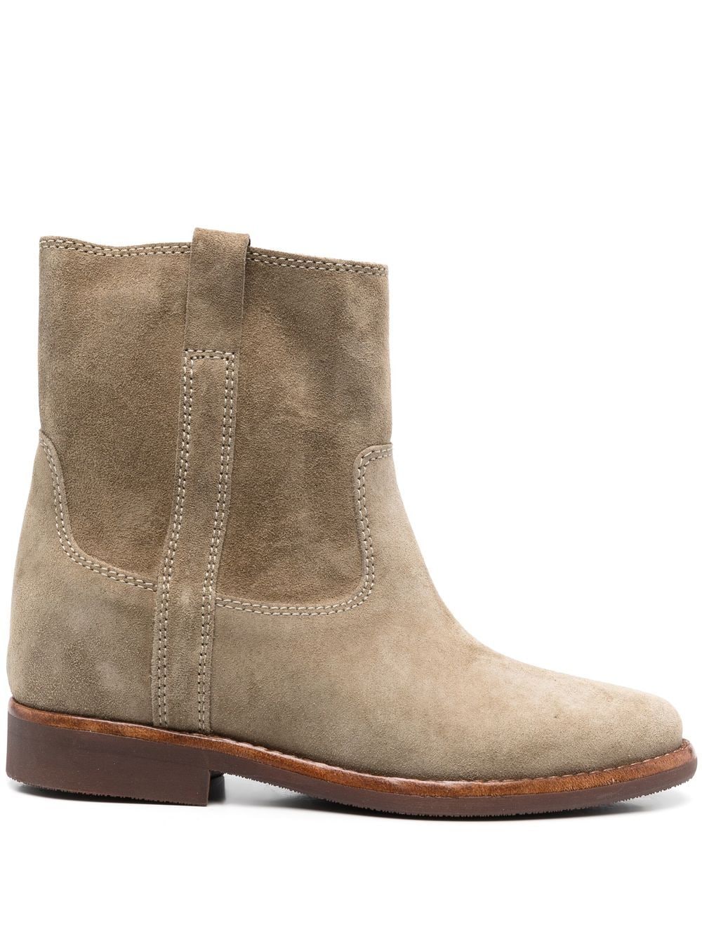 ISABEL MARANT Susee suede ankle boots - Green von ISABEL MARANT