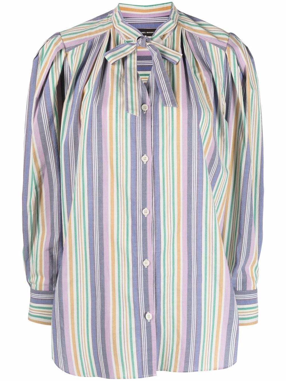 ISABEL MARANT Tiverna striped blouse - Purple von ISABEL MARANT