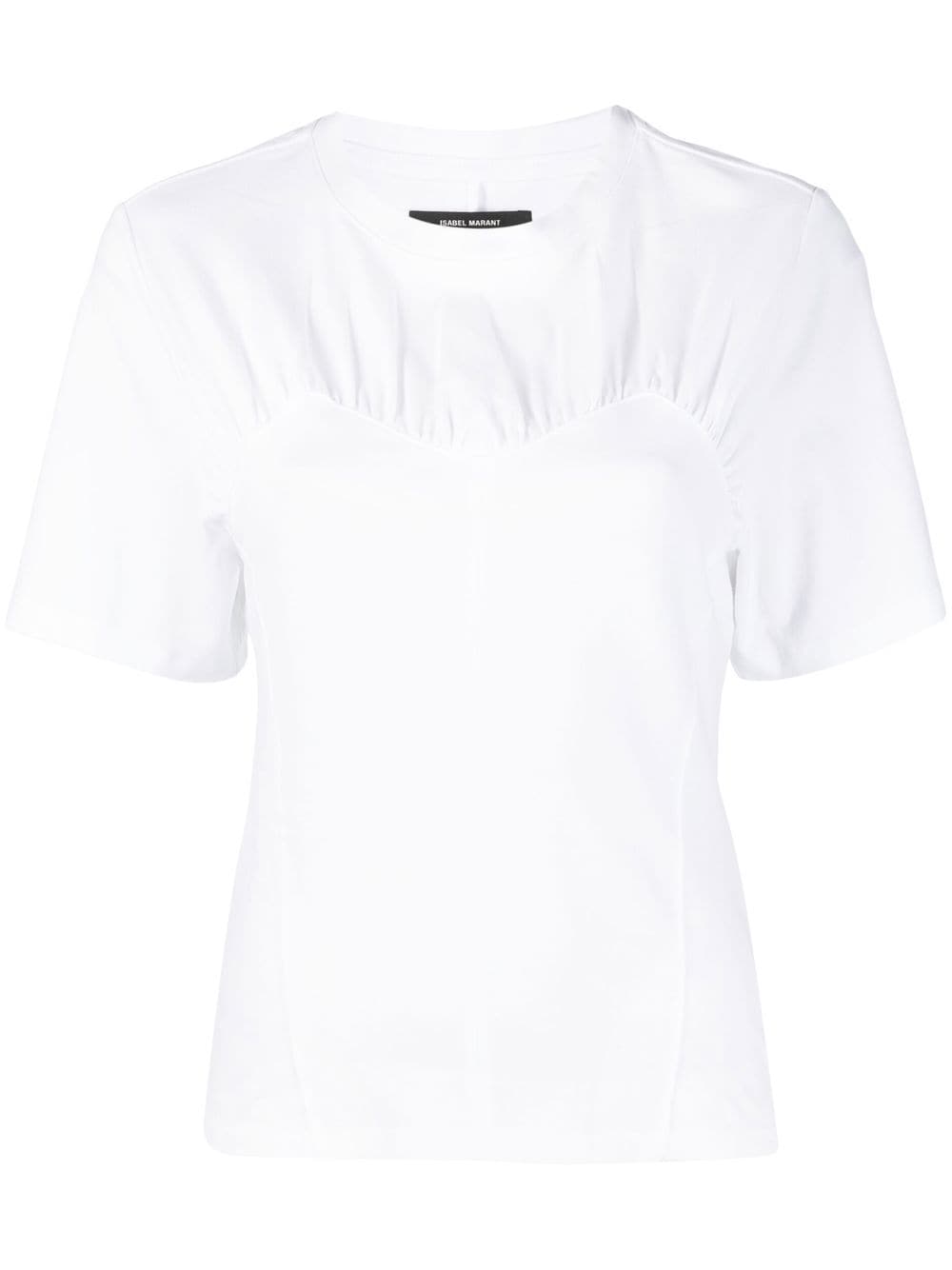 ISABEL MARANT Zazie panelled T-shirt - White von ISABEL MARANT