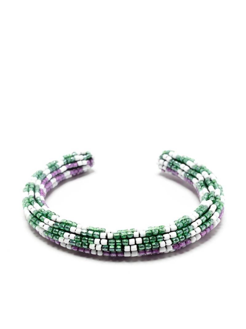 ISABEL MARANT beaded open bracelet - Purple von ISABEL MARANT