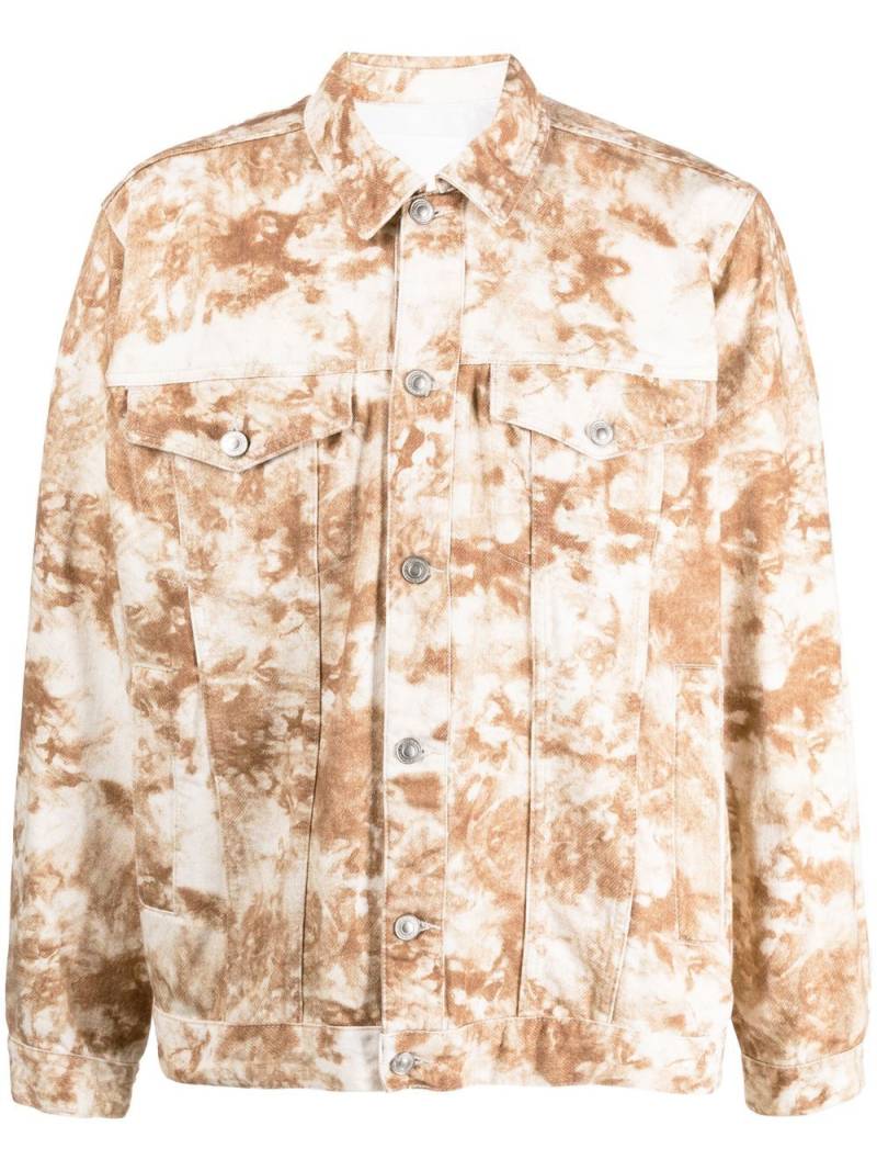 MARANT camouflage-print denim jacket - Neutrals von MARANT