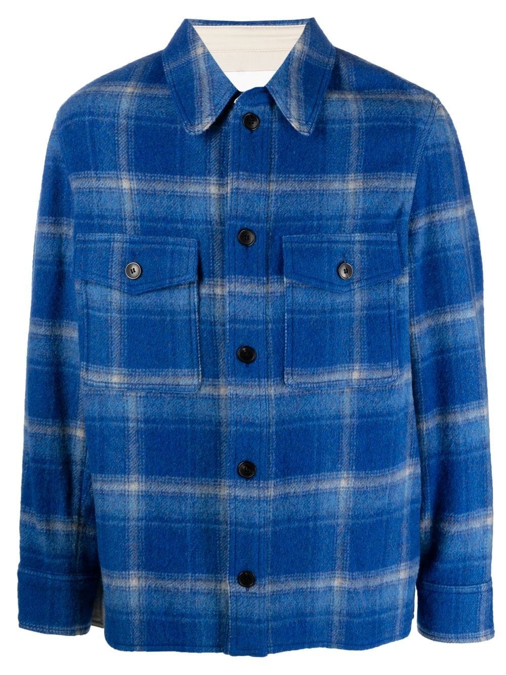 MARANT checked shirt jacket - Blue von MARANT