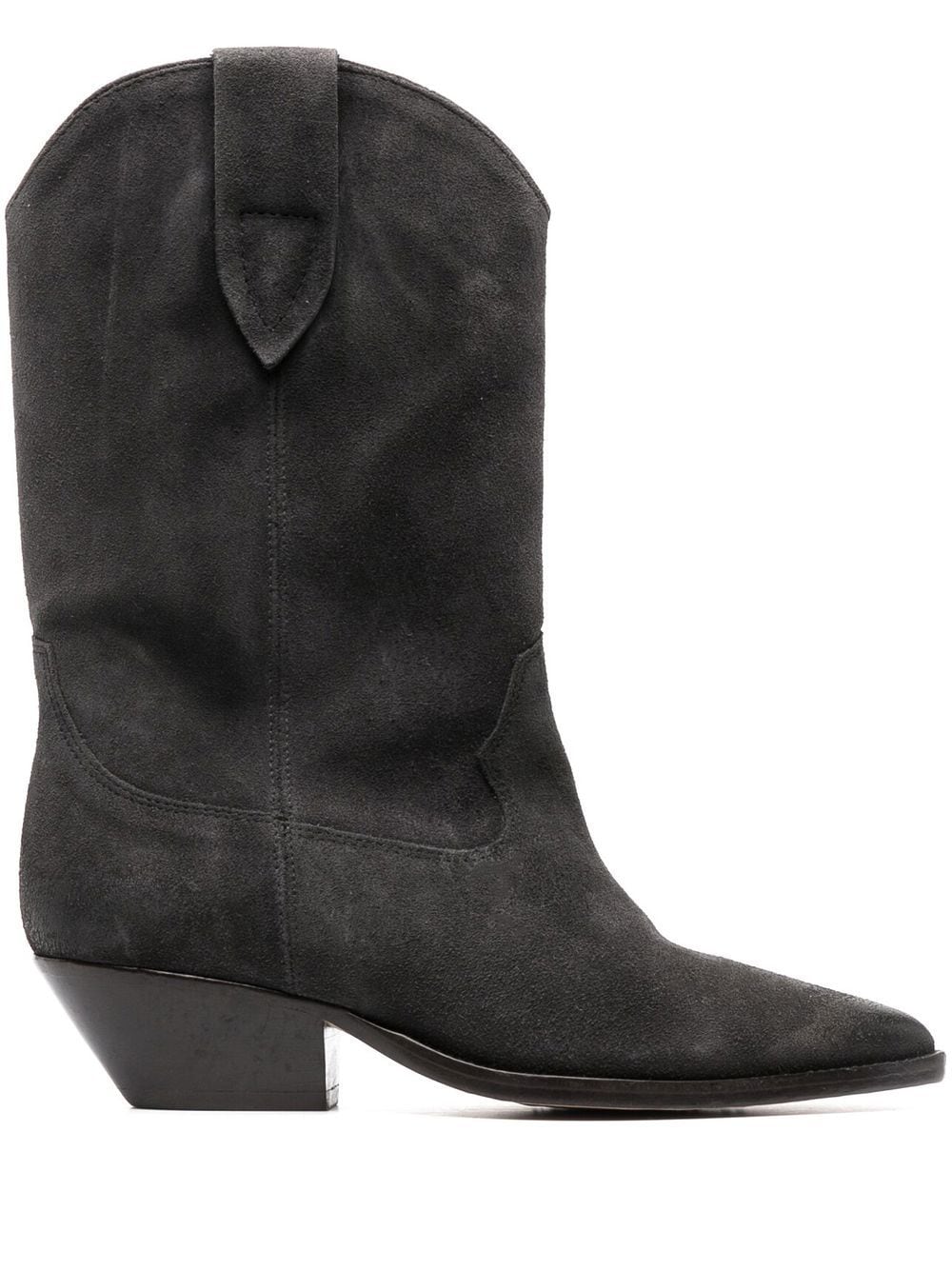 ISABEL MARANT Duerto leather boots - Grey von ISABEL MARANT