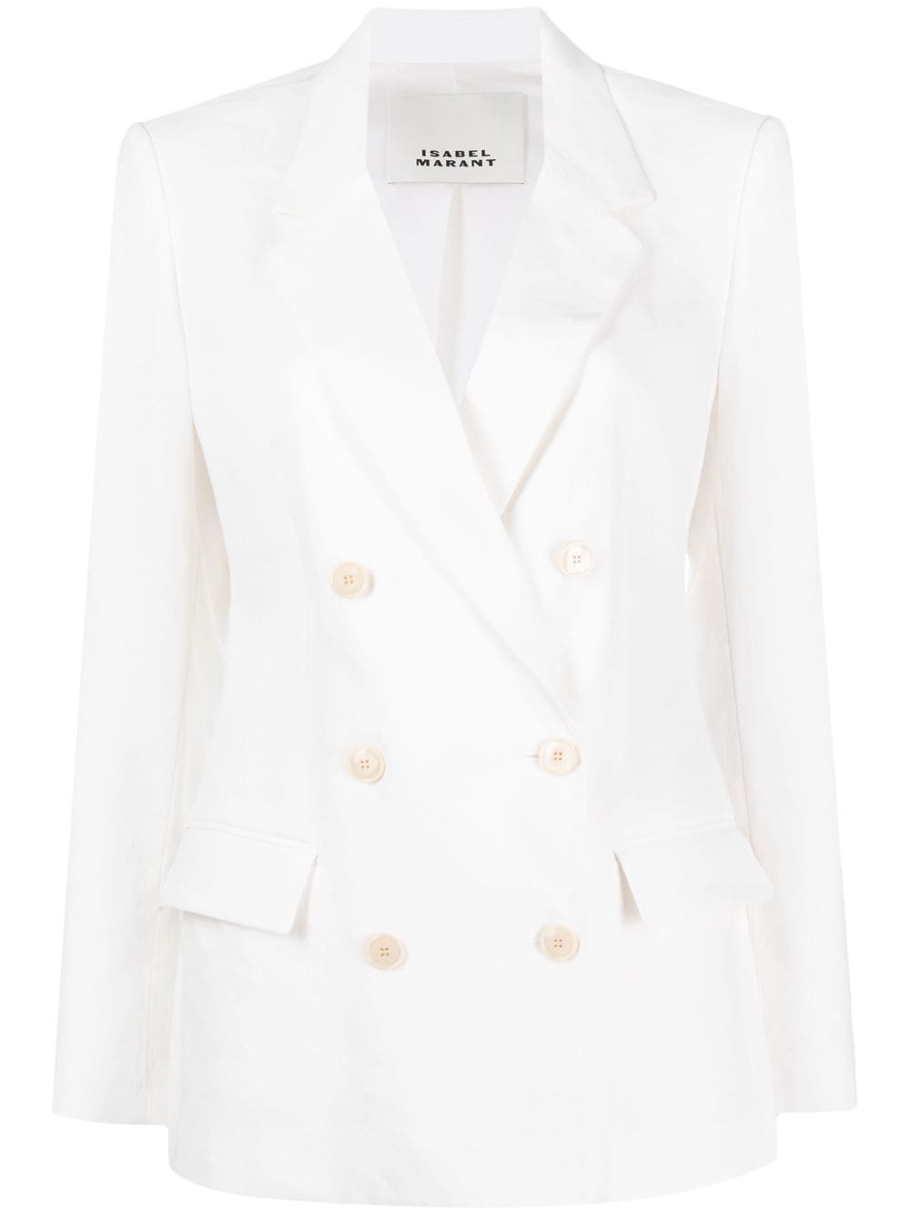ISABEL MARANT double-breasted button-fastening jacket - White von ISABEL MARANT