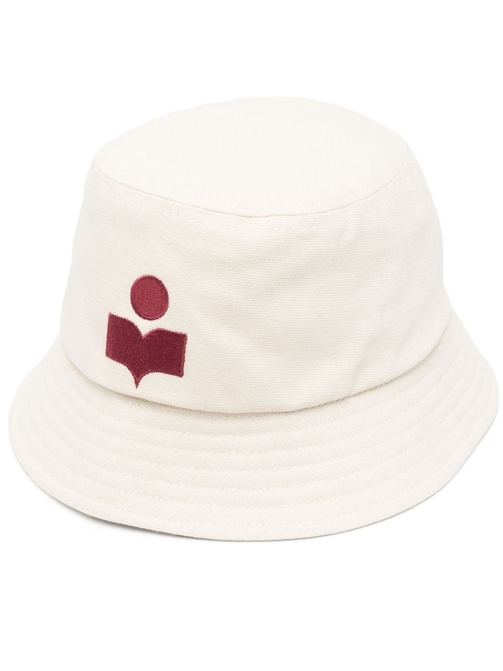 ISABEL MARANT embroidered logo bucket hat - Neutrals von ISABEL MARANT
