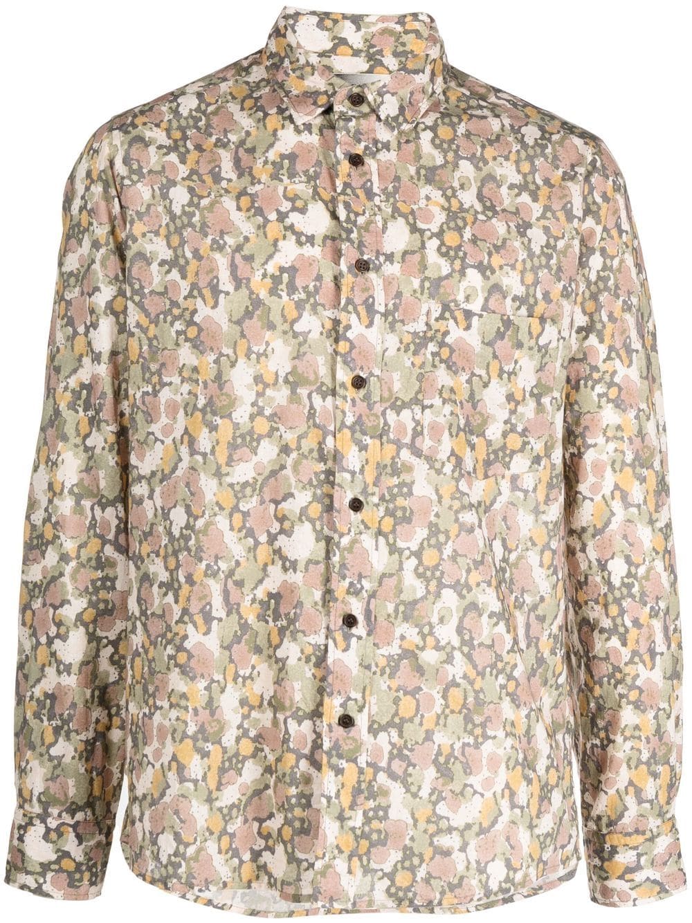 MARANT floral-print cotton shirt - Neutrals von MARANT