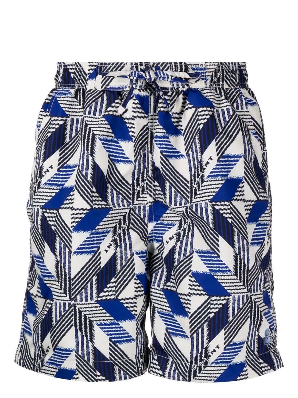 MARANT geometric print swim shorts - Neutrals von MARANT