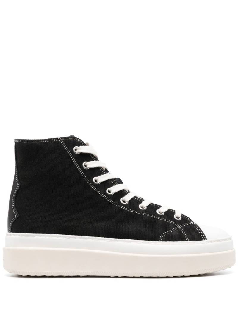 ISABEL MARANT lace-up high-top sneakers - Black von ISABEL MARANT