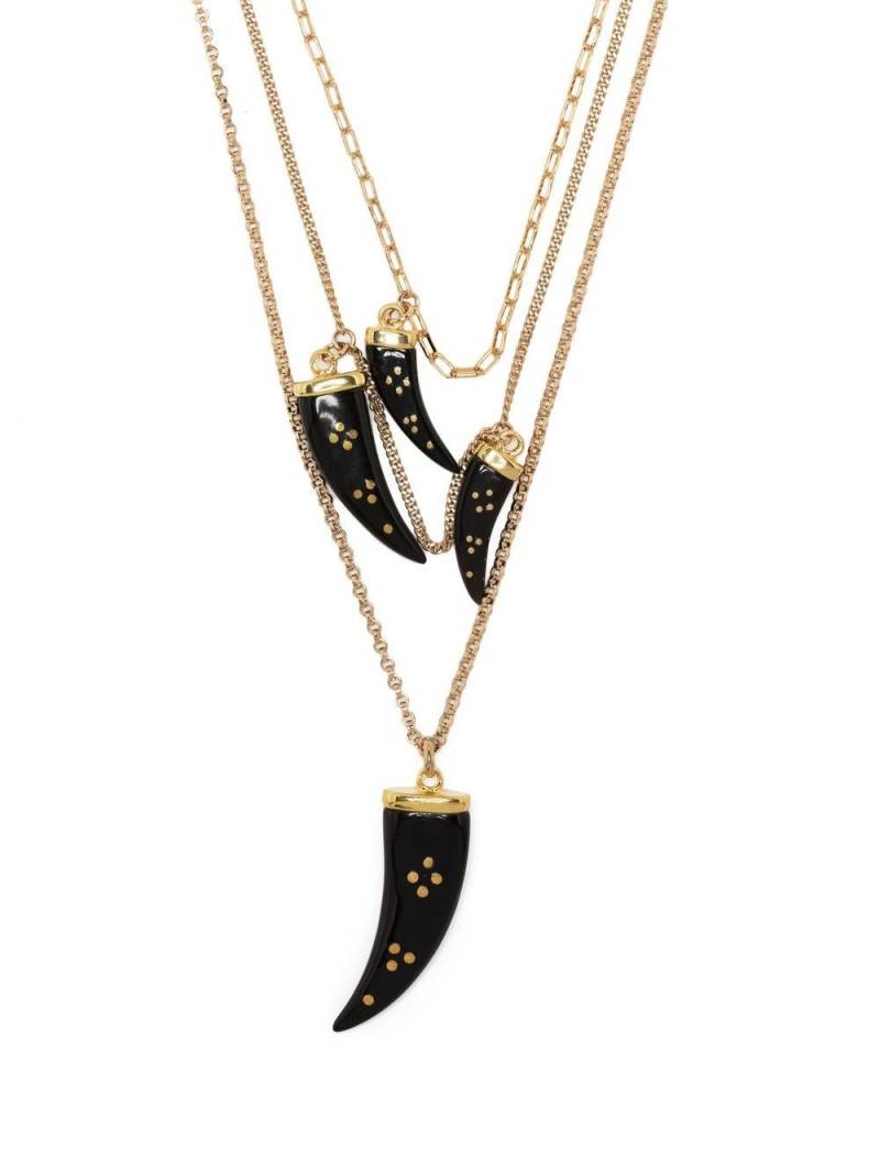ISABEL MARANT layered pendant necklace - Gold von ISABEL MARANT