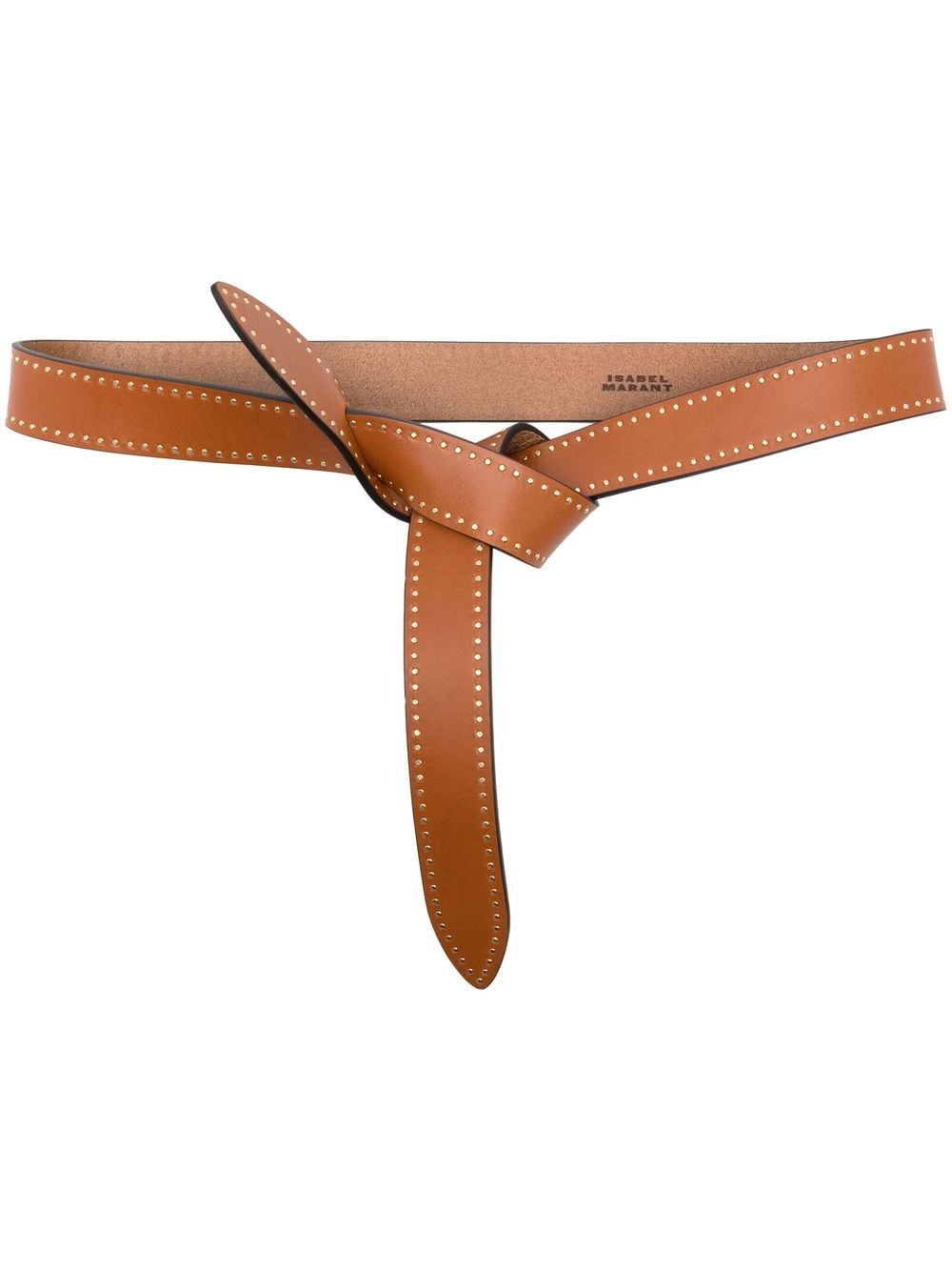 ISABEL MARANT leather knot-detail belt - Brown von ISABEL MARANT