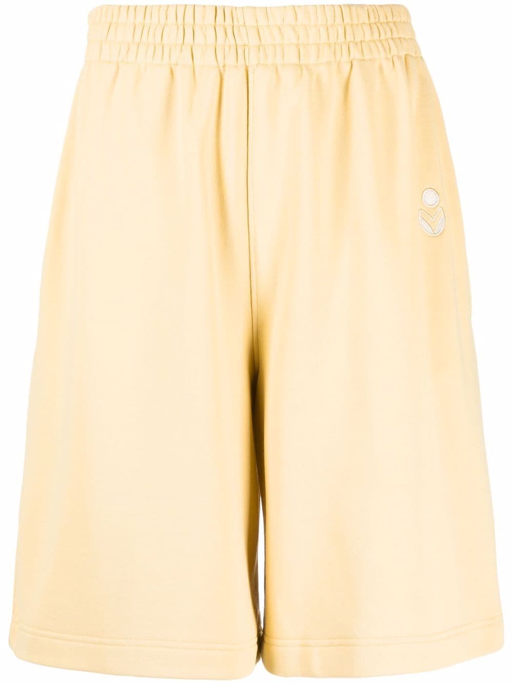 MARANT logo-embroidered track shorts - Yellow von MARANT
