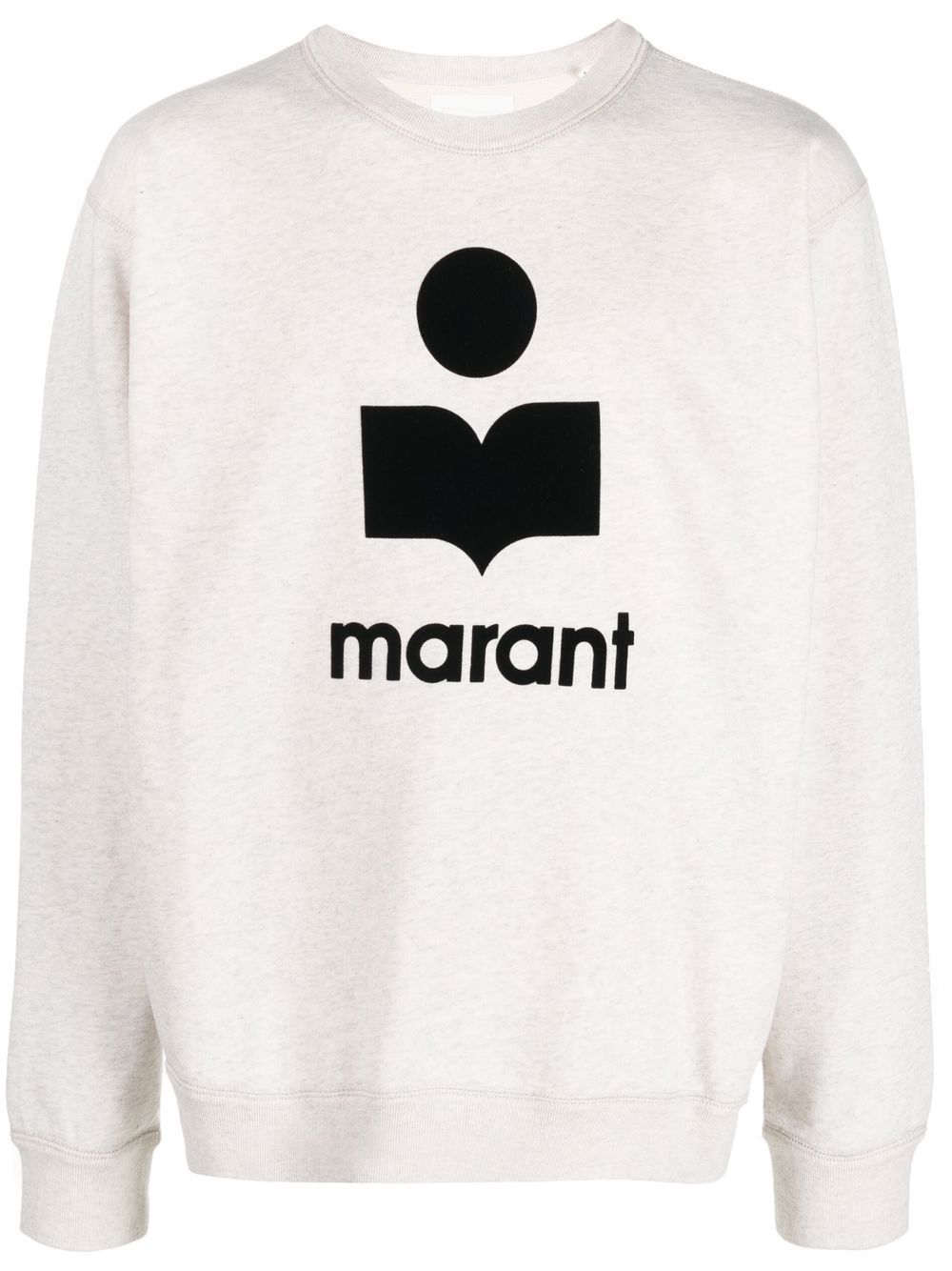 MARANT logo patch sweatshirt - Neutrals von MARANT