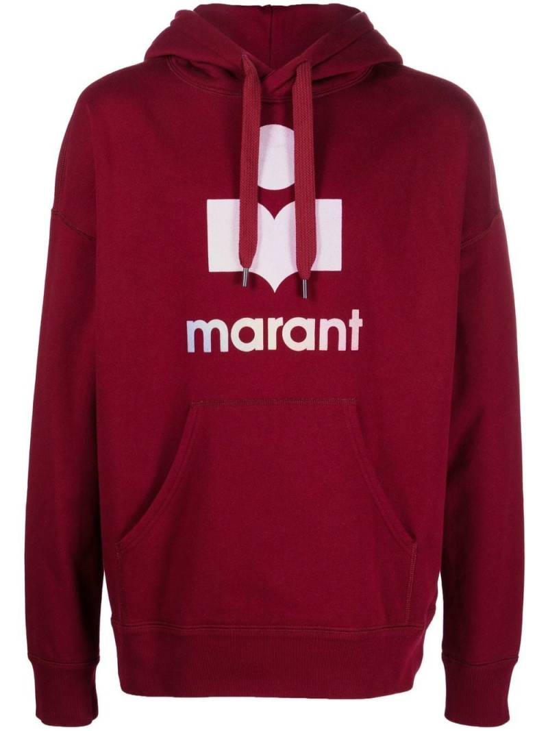 MARANT logo-print hoodie - Red von MARANT