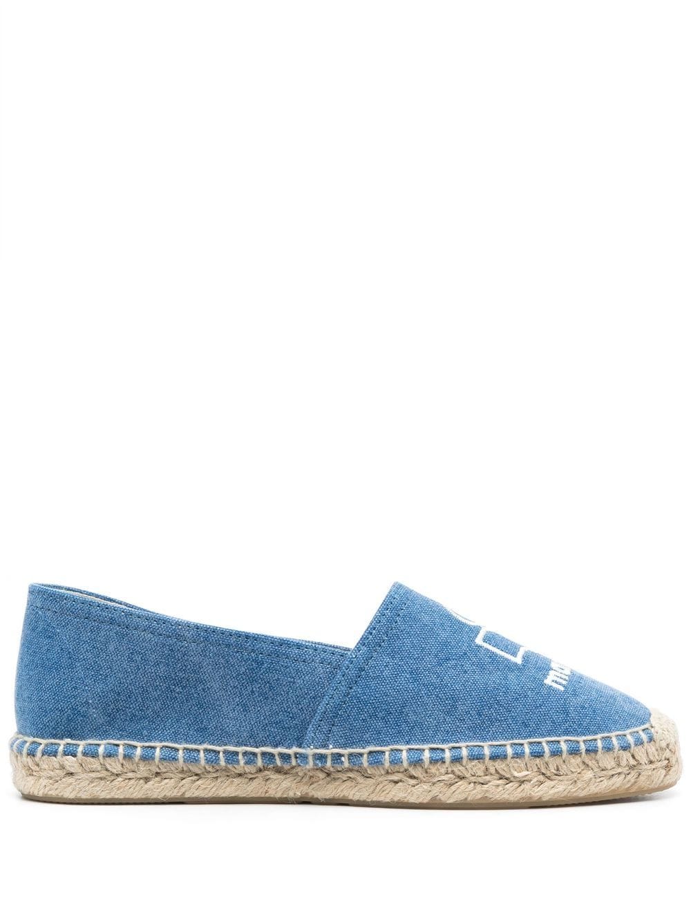 ISABEL MARANT logo-print slip-on espadrilles - Blue von ISABEL MARANT