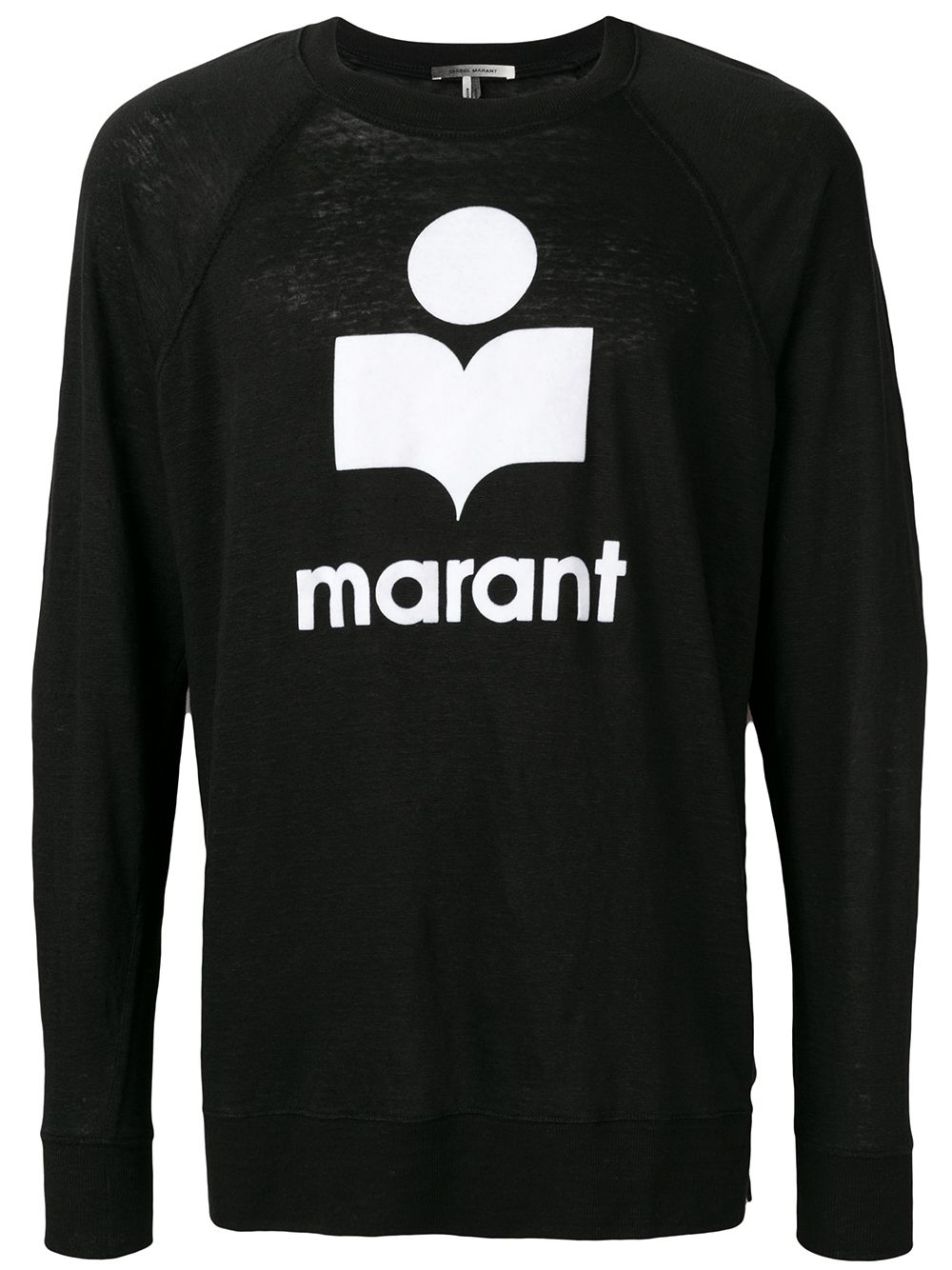 MARANT logo print sweater - Black von MARANT
