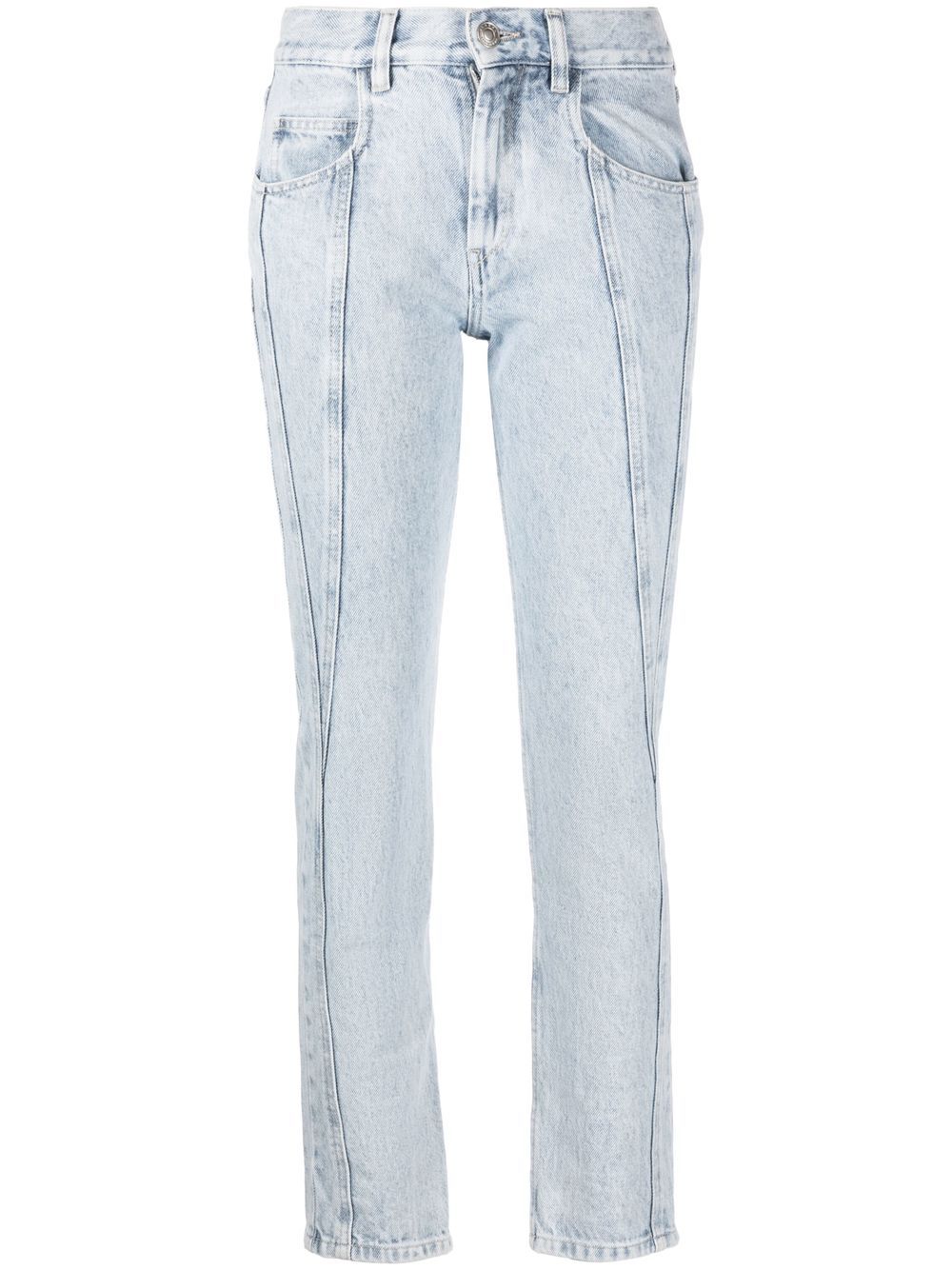 ISABEL MARANT mid-rise straight-leg jeans - Blue von ISABEL MARANT