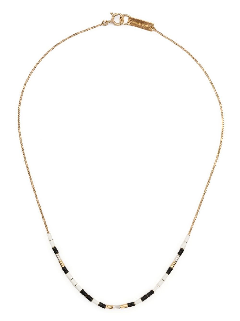 ISABEL MARANT resin bead detail necklace - Gold von ISABEL MARANT