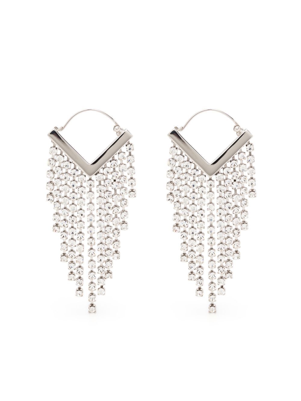 ISABEL MARANT rhinestone-embellishment drop earrings - Silver von ISABEL MARANT