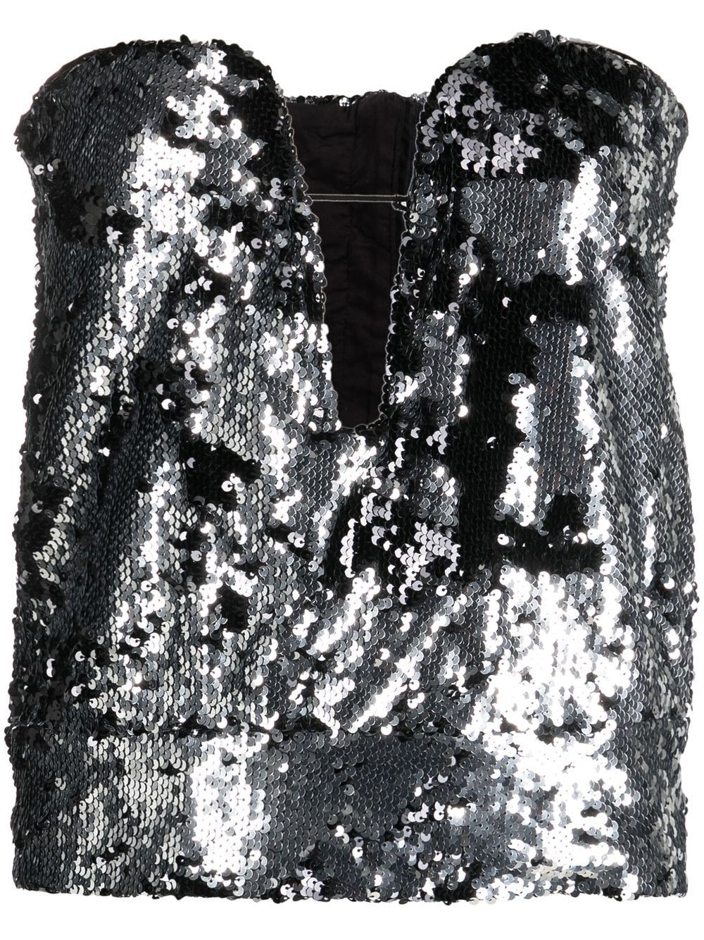 ISABEL MARANT sequin-embellished plunge top - Grey ISABEL MARANT sequin-embellished plunge top - Grey von ISABEL MARANT