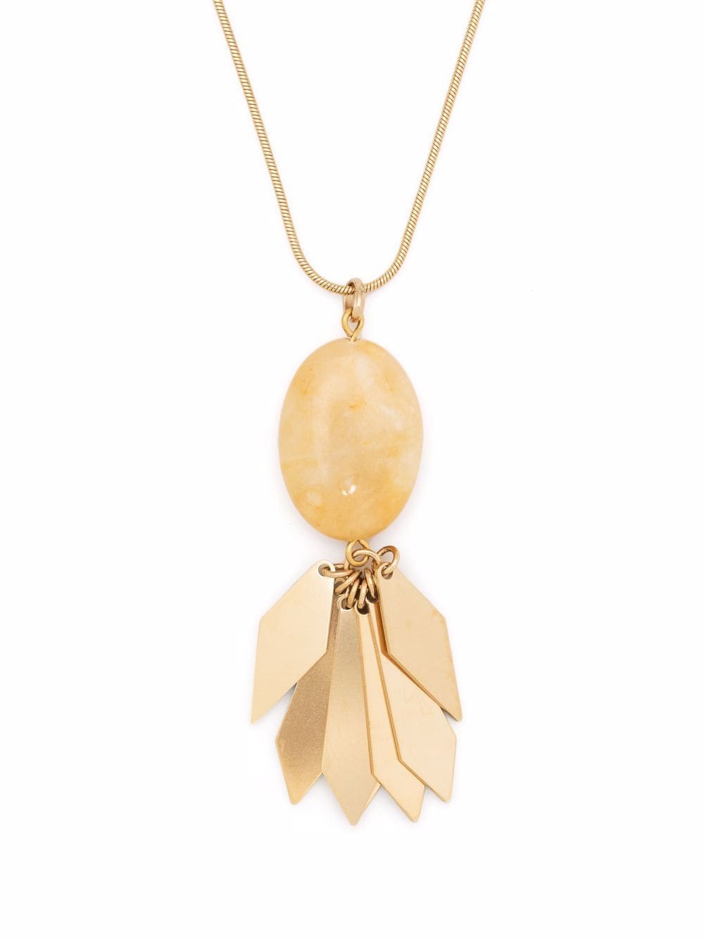ISABEL MARANT stone pendant necklace - Gold von ISABEL MARANT