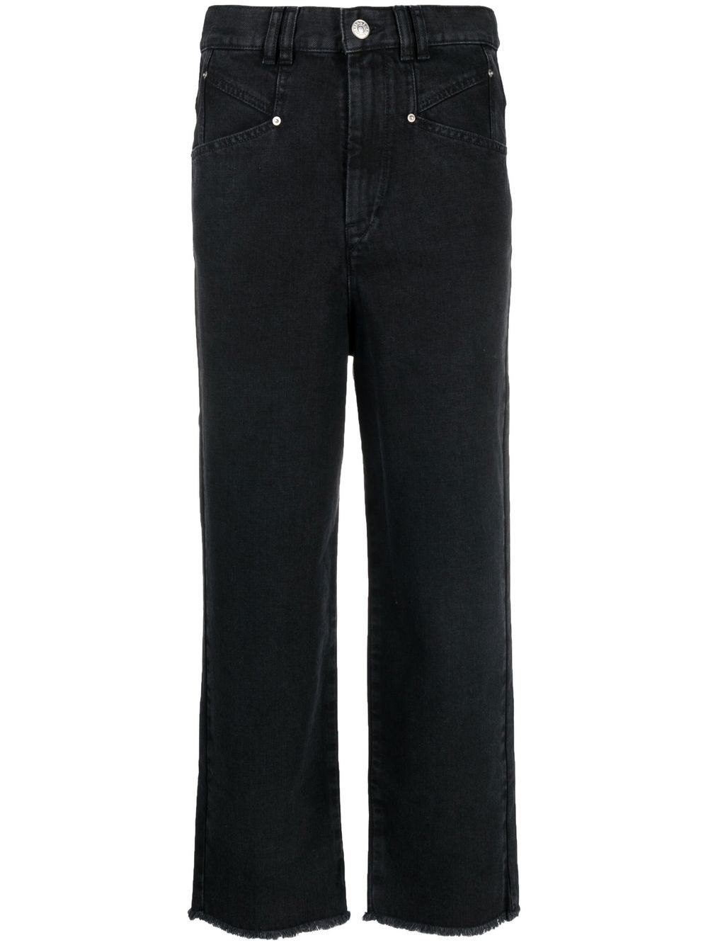 ISABEL MARANT straight-leg denim jeans - Black von ISABEL MARANT