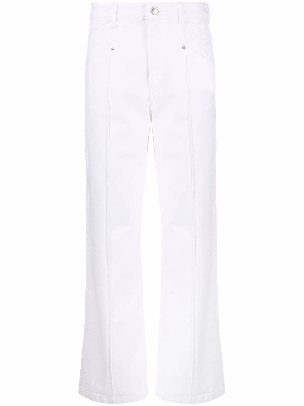 ISABEL MARANT straight-leg trousers - White von ISABEL MARANT