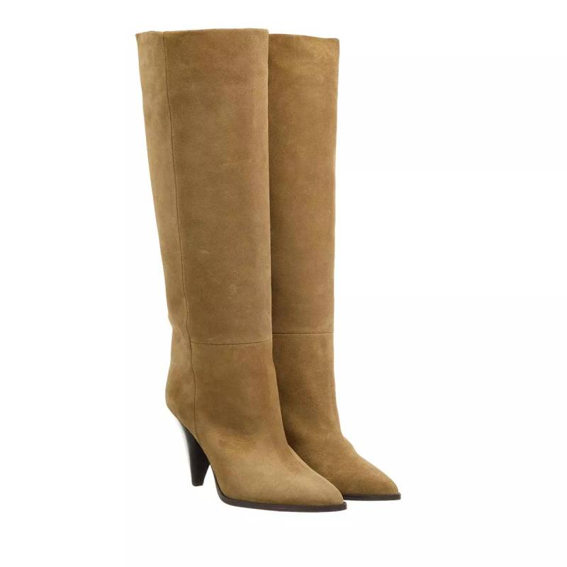 Isabel Marant Boots & Stiefeletten - Almond Toe Knee High Boots - Gr. 36 (EU) - in Beige - für Damen von Isabel marant
