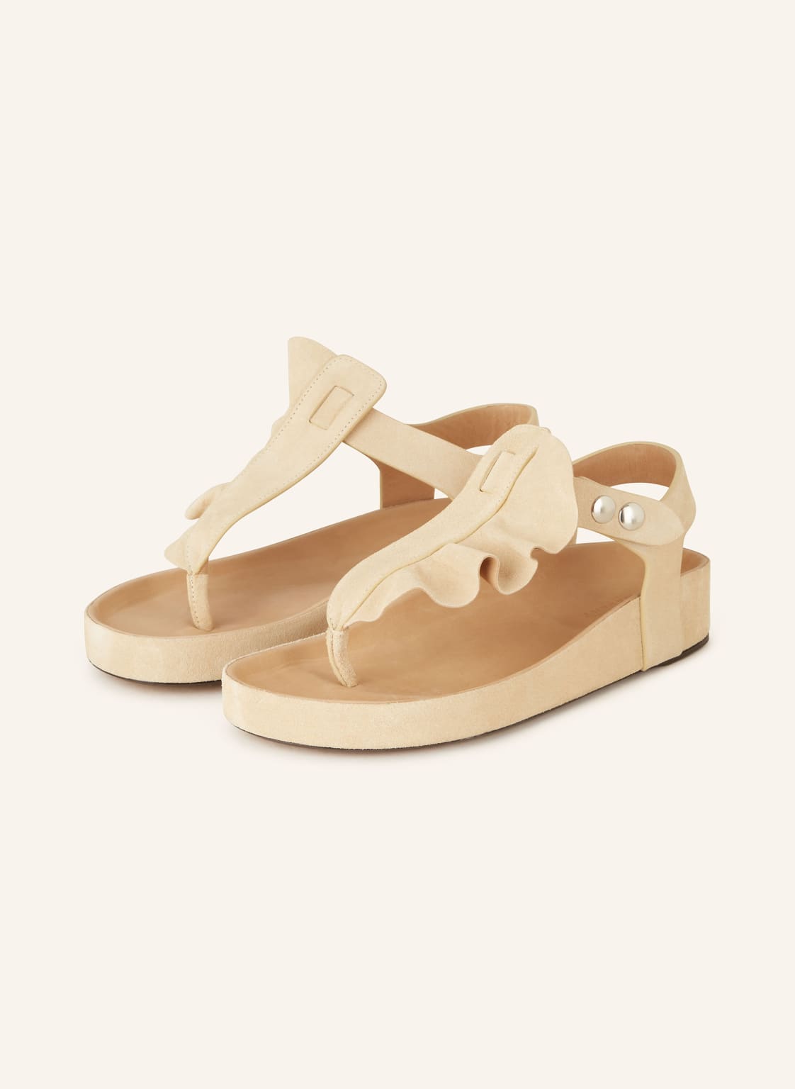 Isabel Marant Sandalen Isela beige von Isabel marant