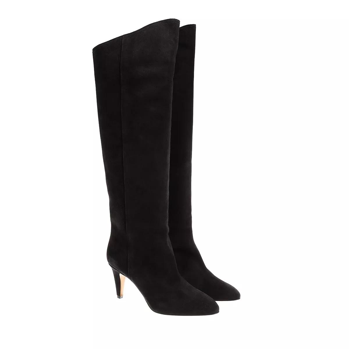 Isabel Marant Stiefel & Boots - Lispa Heeled Boots Suede - Gr. 37 (EU) - in Schwarz - für Damen von Isabel marant