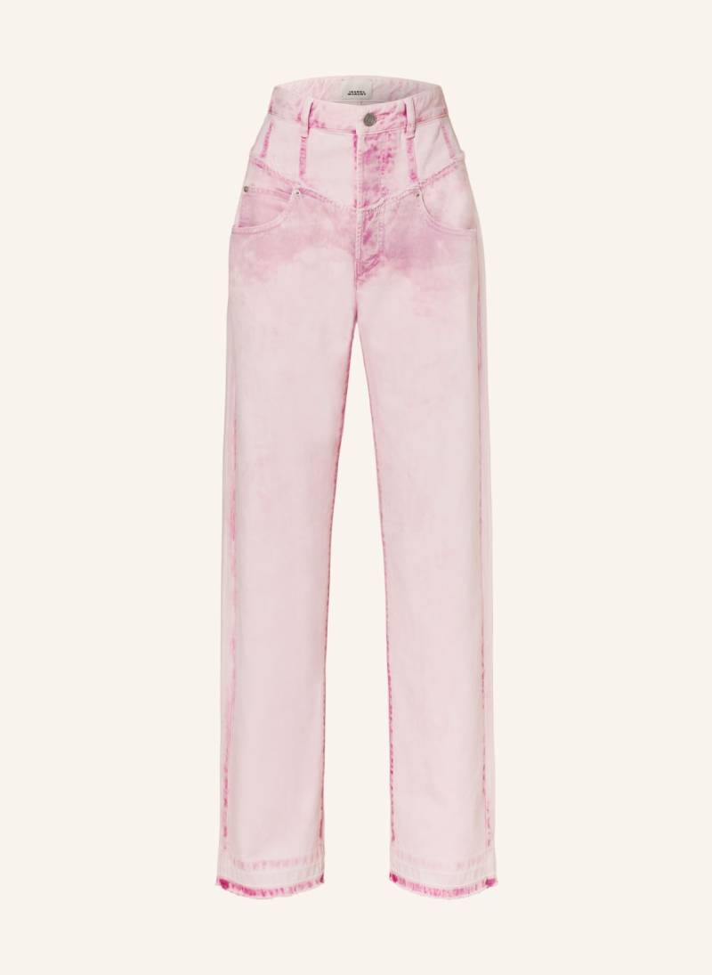 Isabel Marant Straight Jeans Noemie rosa von Isabel marant