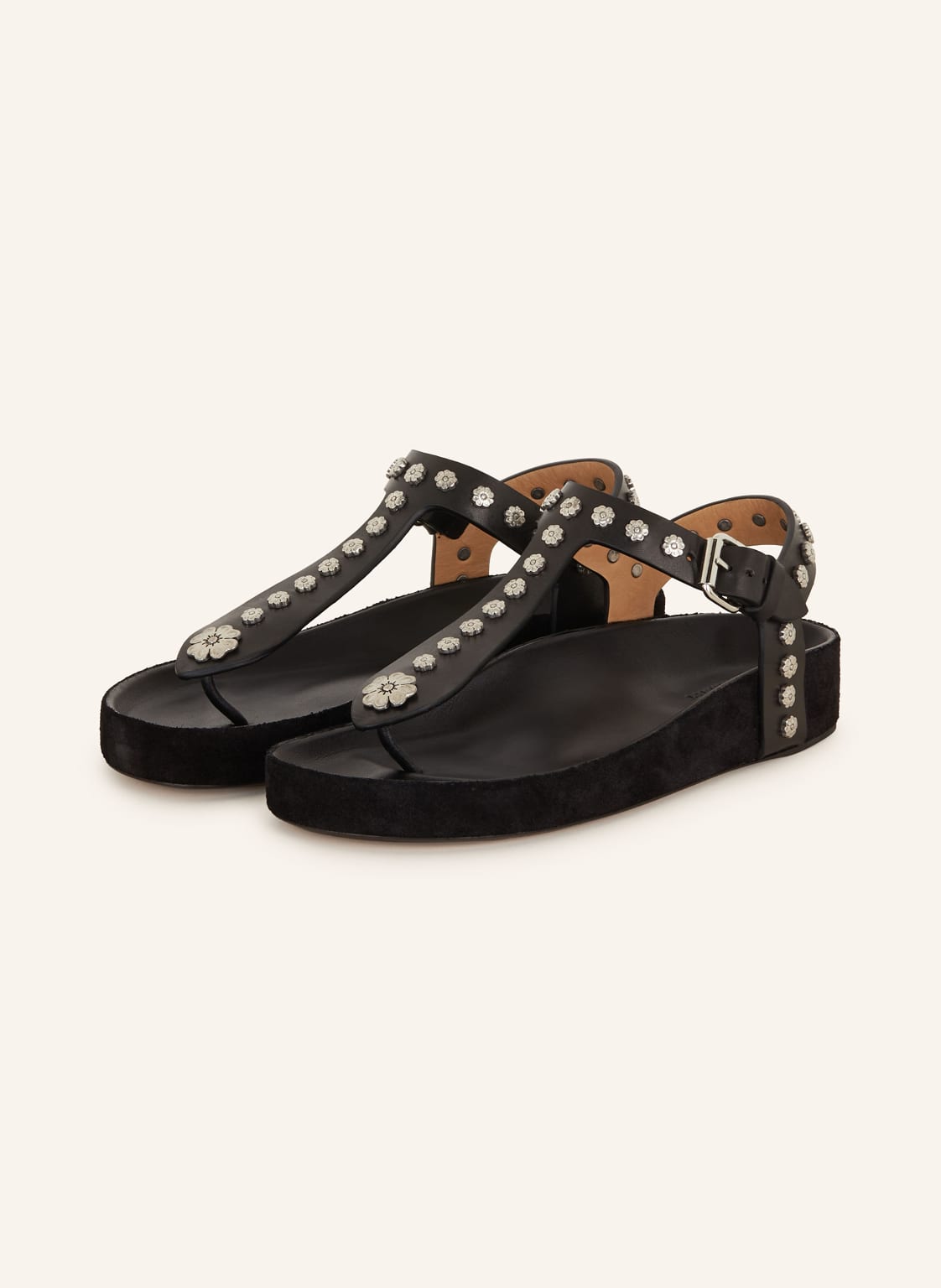Isabel Marant Zehentrenner Enore Mit Nieten schwarz Isabel Marant Zehentrenner Enore Mit Nieten schwarz von Isabel marant