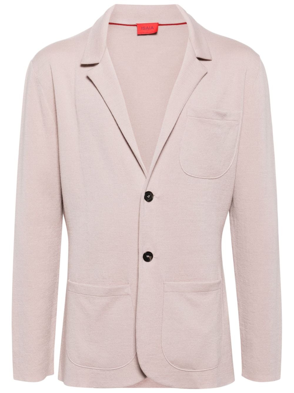 Isaia interwoven lightweight jacket - Pink von Isaia