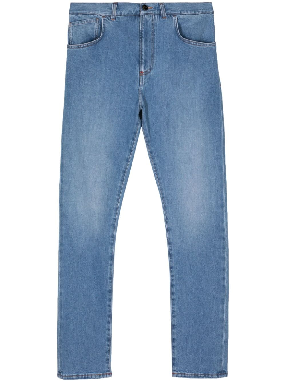 Isaia mid-rise straight-leg jeans - Blue von Isaia